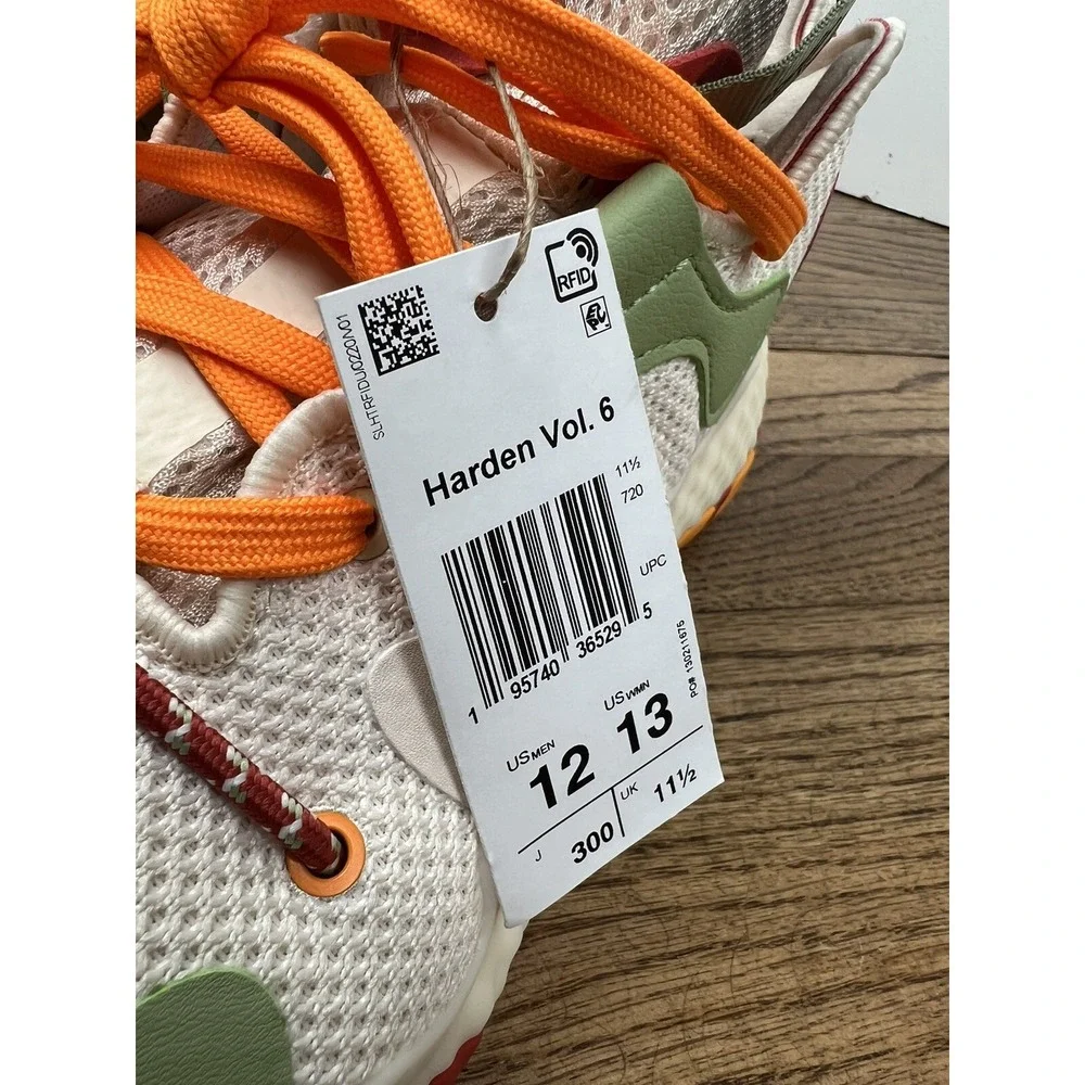 Adidas Harden Vol. 6 Arizona Wonder White Magic Lime Basketball Shoes GW9030 12‎